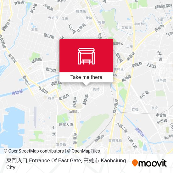 東門入口 Entrance Of East Gate map