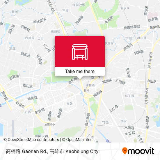 高楠路 Gaonan Rd. map