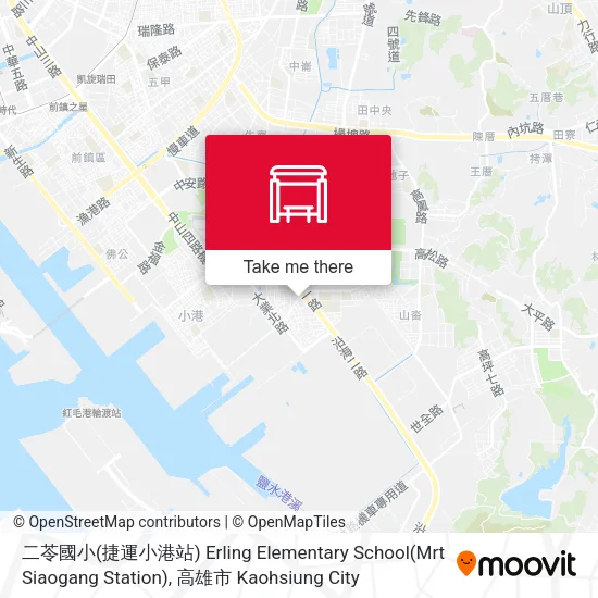 二苓國小(捷運小港站) Erling Elementary School(Mrt Siaogang Station)地圖