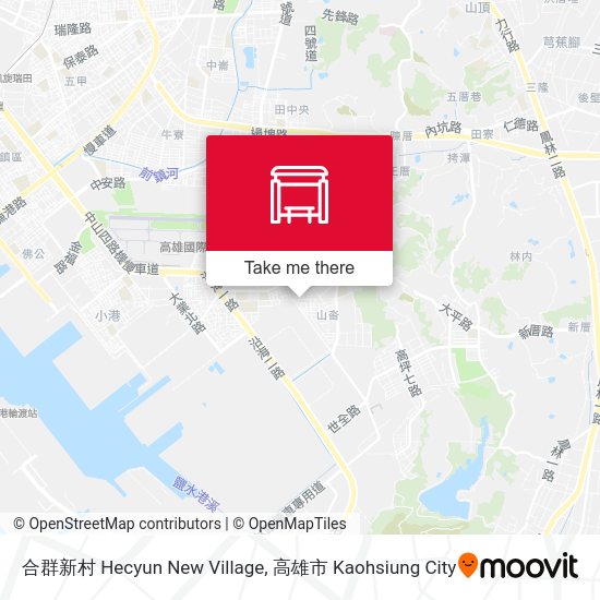 合群新村 Hecyun New Village map
