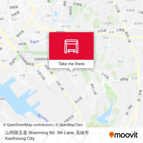 山明路五巷 Shanming Rd. 5th Lane map