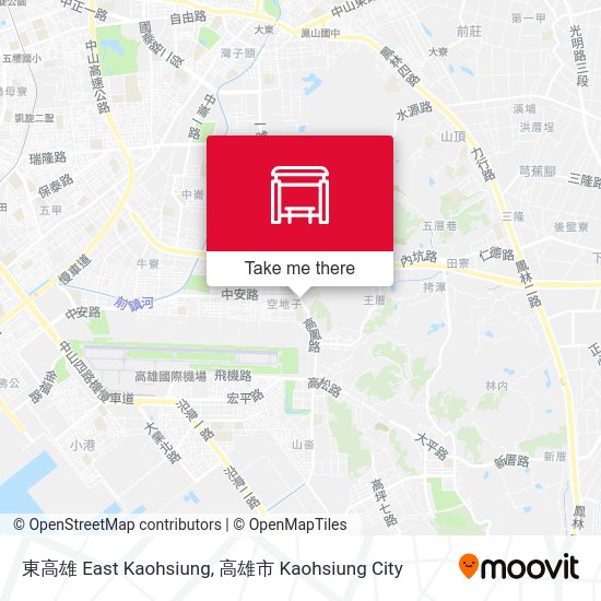 東高雄 East Kaohsiung map