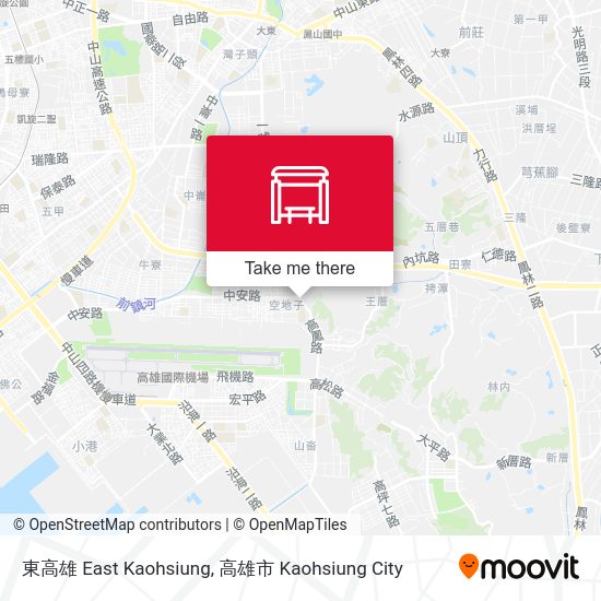 東高雄 East Kaohsiung map