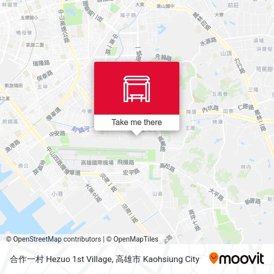 合作一村 Hezuo 1st Village map
