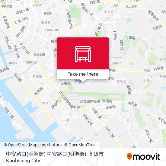 中安路口(明聖街) 中安路口(明聖街)地圖