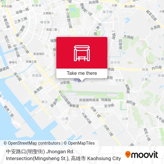 中安路口(明聖街) Jhongan Rd. Intersection(Mingsheng St.)地圖