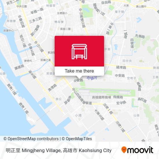 明正里 Mingjheng Village map