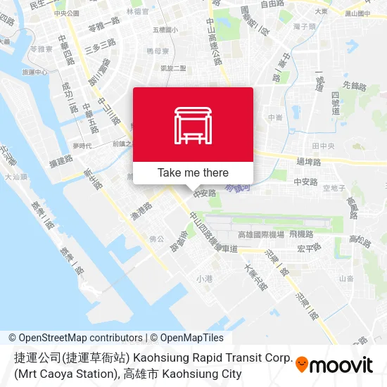 捷運公司(捷運草衙站) Kaohsiung Rapid Transit Corp.(Mrt Caoya Station)地圖