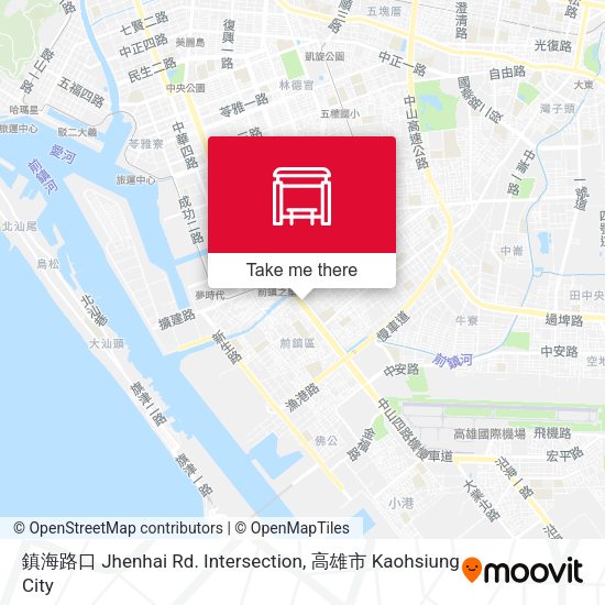 鎮海路口 Jhenhai Rd. Intersection地圖