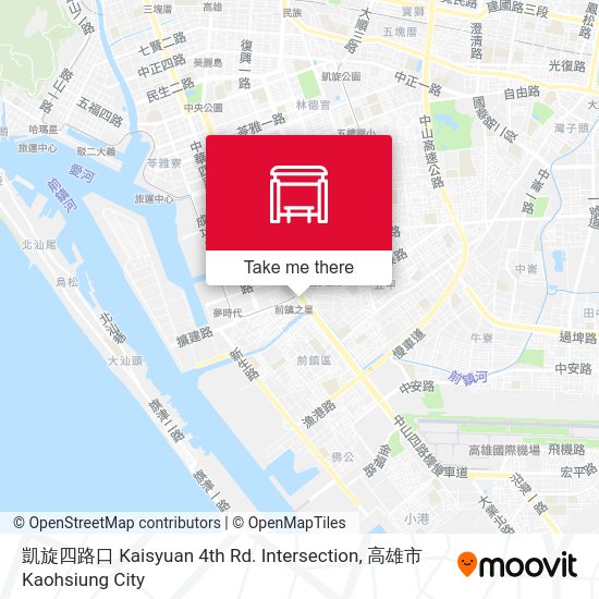 凱旋四路口 Kaisyuan 4th Rd. Intersection地圖