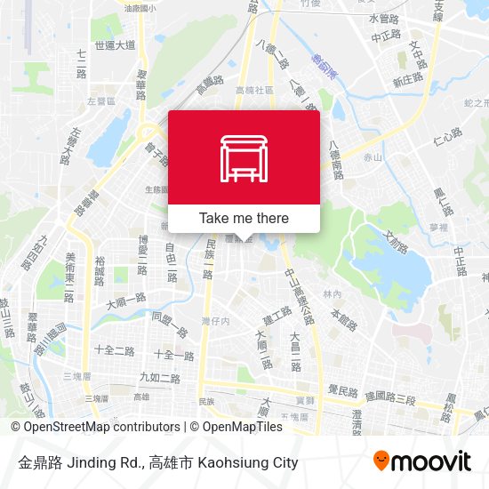 金鼎路 Jinding Rd. map