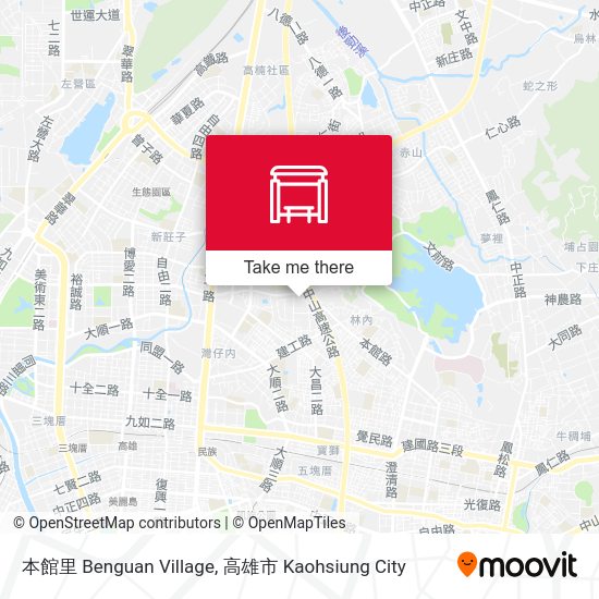 本館里 Benguan Village map