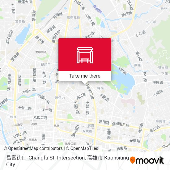 昌富街口 Changfu St. Intersection地圖