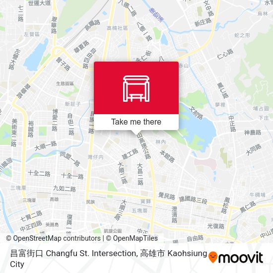 昌富街口 Changfu St. Intersection地圖