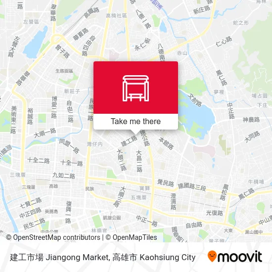 建工市場 Jiangong Market地圖