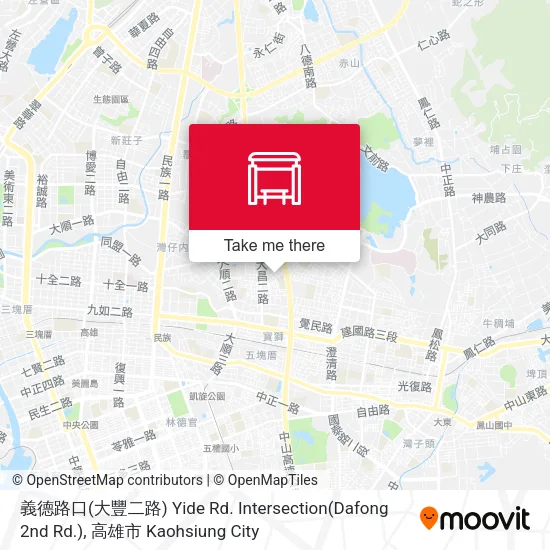 義德路口(大豐二路) Yide Rd. Intersection(Dafong 2nd Rd.)地圖
