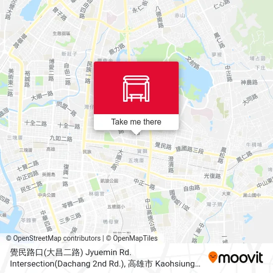 覺民路口(大昌二路) Jyuemin Rd. Intersection(Dachang 2nd Rd.)地圖