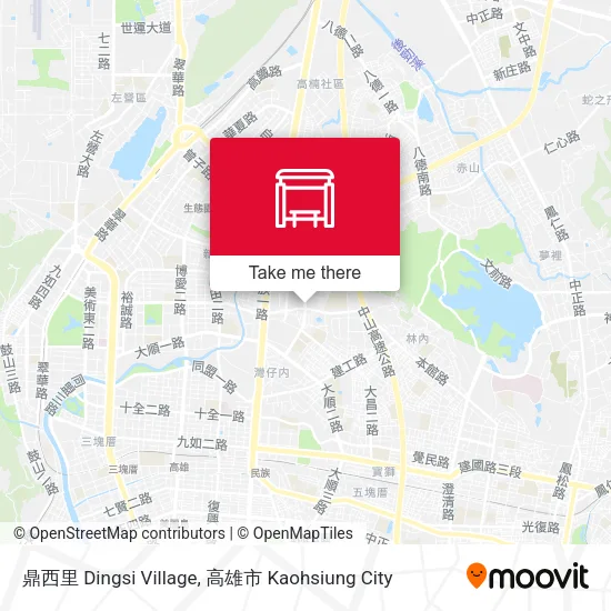 鼎西里 Dingsi Village地圖