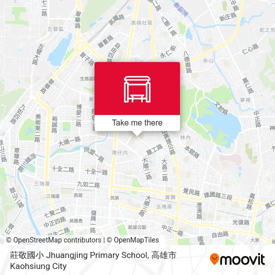 莊敬國小 Jhuangjing Primary School map