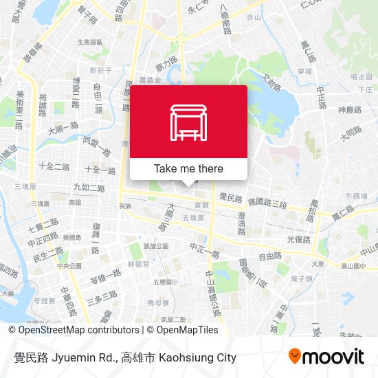 覺民路 Jyuemin Rd. map