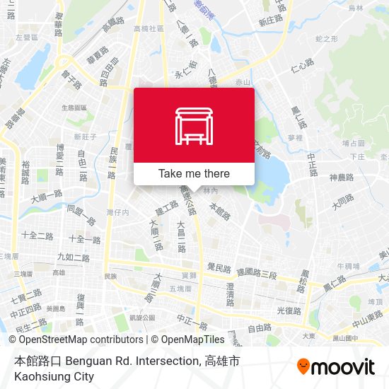 本館路口 Benguan Rd. Intersection地圖