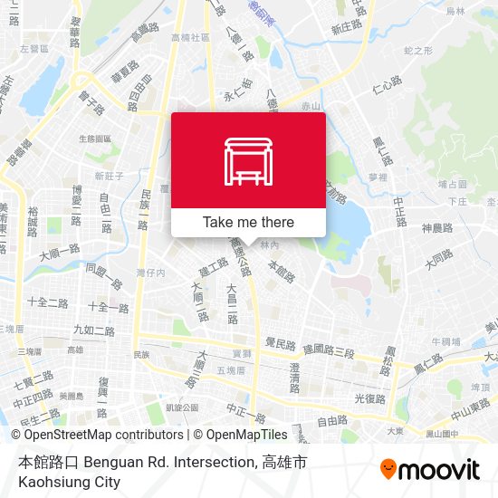 本館路口 Benguan Rd. Intersection地圖
