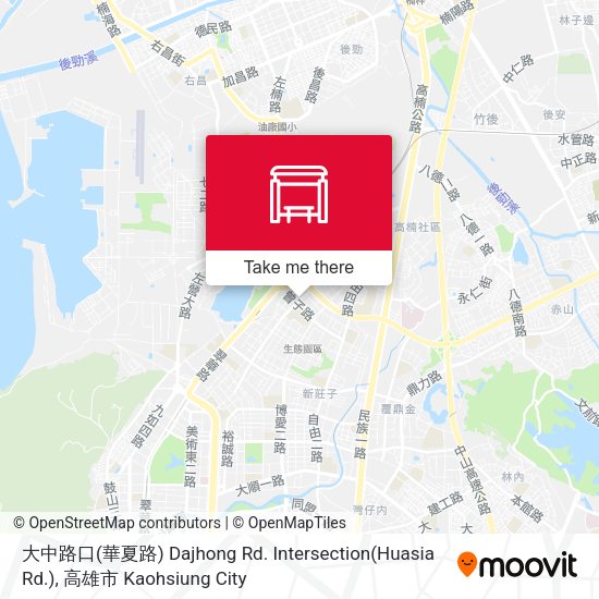 大中路口(華夏路) Dajhong Rd. Intersection(Huasia Rd.) map