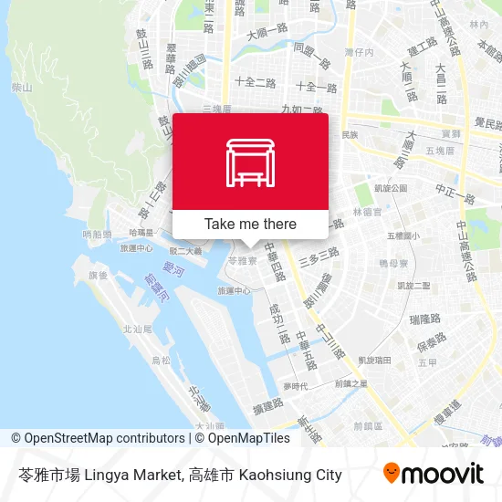 苓雅市場 Lingya Market map