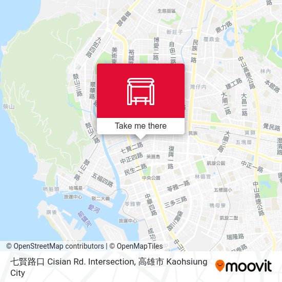 七賢路口 Cisian Rd. Intersection地圖