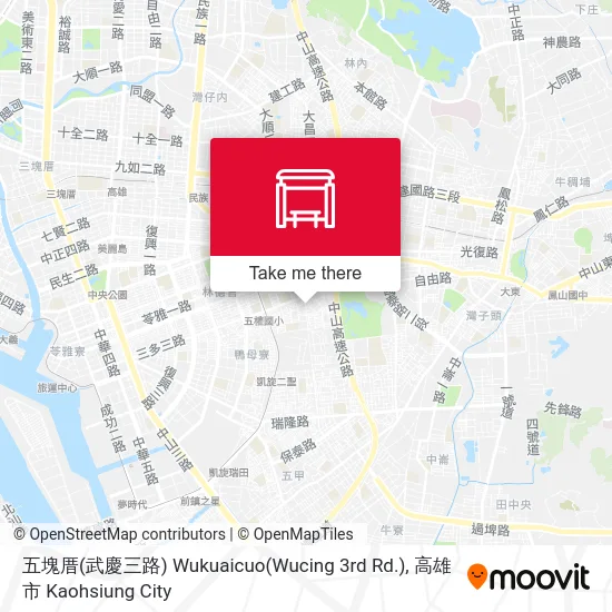 五塊厝(武慶三路) Wukuaicuo(Wucing 3rd Rd.) map