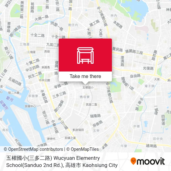 五權國小(三多二路) Wucyuan Elementry School(Sanduo 2nd Rd.) map