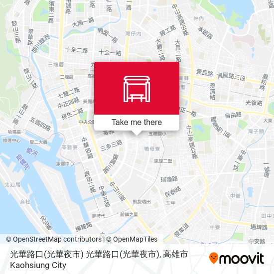 光華路口(光華夜市) 光華路口(光華夜市) map