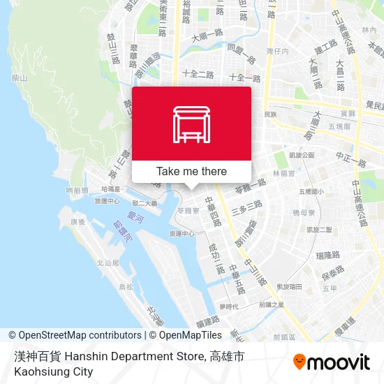 漢神百貨 Hanshin Department Store地圖
