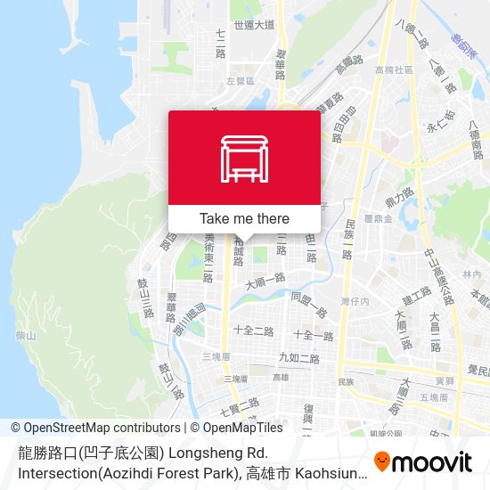 龍勝路口(凹子底公園) Longsheng Rd. Intersection(Aozihdi Forest Park) map