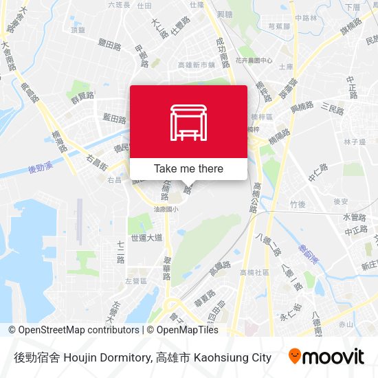 後勁宿舍 Houjin Dormitory地圖