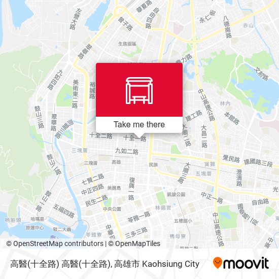 高醫(十全路) 高醫(十全路) map