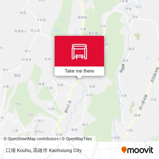 口湖 Kouhu map