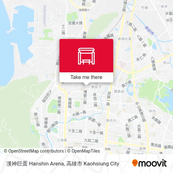 漢神巨蛋 Hanshin Arena地圖