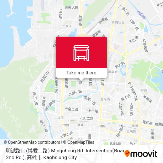 明誠路口(博愛二路) Mingcheng Rd. Intersection(Boai 2nd Rd.) map