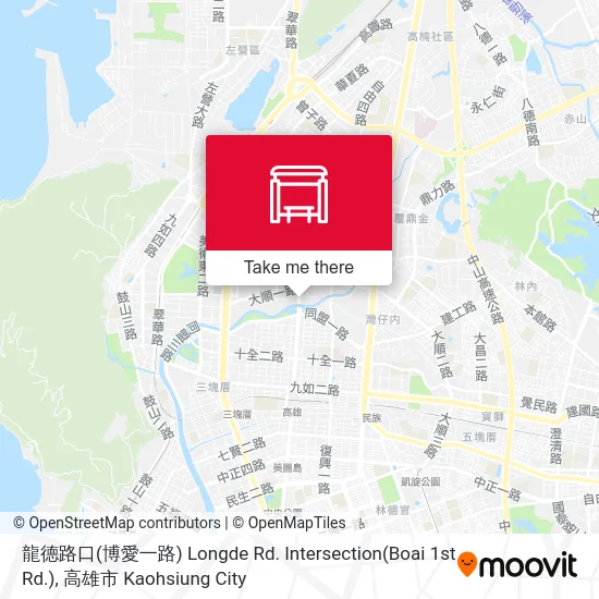 龍德路口(博愛一路) Longde Rd. Intersection(Boai 1st Rd.)地圖