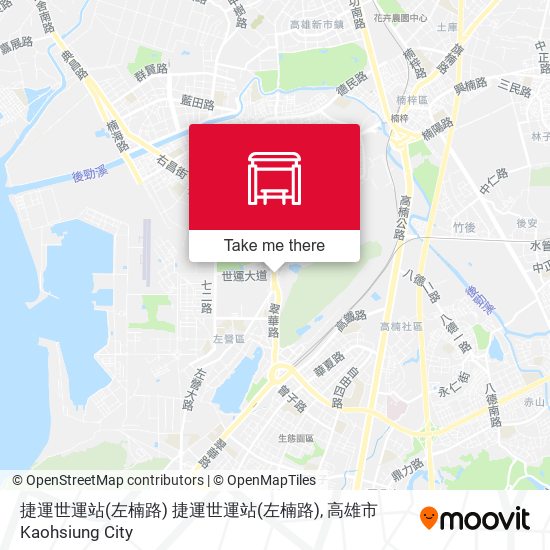 捷運世運站(左楠路) 捷運世運站(左楠路) map