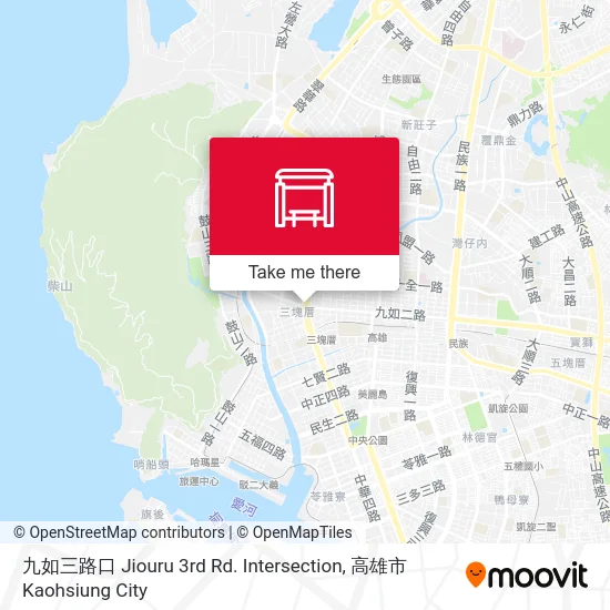九如三路口 Jiouru 3rd Rd. Intersection地圖