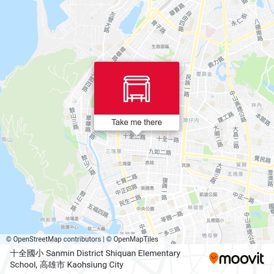 十全國小 Sanmin District Shiquan Elementary School map