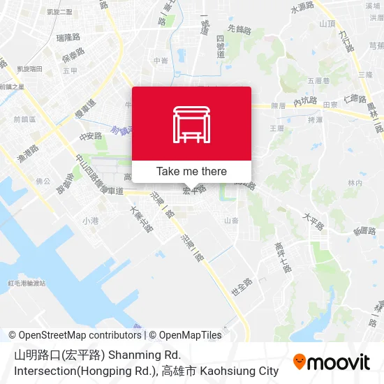 山明路口(宏平路) Shanming Rd. Intersection(Hongping Rd.) map