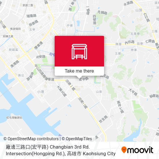 廠邊三路口(宏平路) Changbian 3rd Rd. Intersection(Hongping Rd.) map