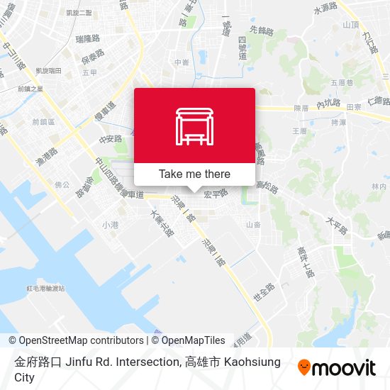 金府路口 Jinfu Rd. Intersection map