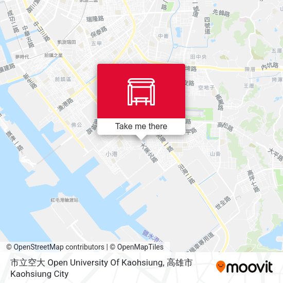 市立空大 Open University Of Kaohsiung map