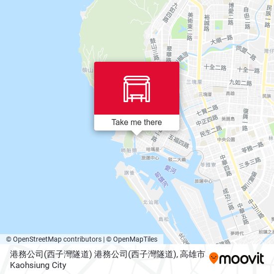 港務公司(西子灣隧道) 港務公司(西子灣隧道)地圖