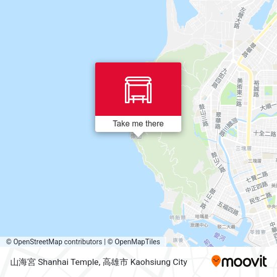 山海宮 Shanhai Temple map