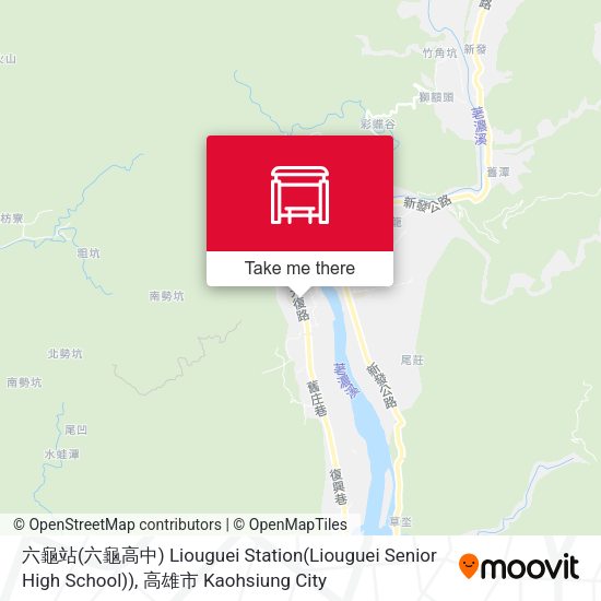 六龜站(六龜高中) Liouguei Station(Liouguei Senior High School)) map